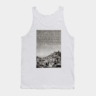 Historical artwork of Leonid meteor shower of 1833 (V700/0074) Tank Top